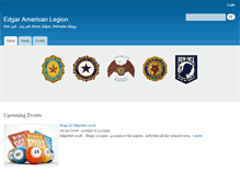 Tablet Screenshot of edgarlegion.org